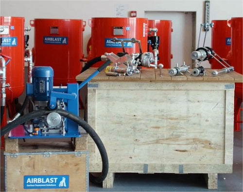 Granallado interior de tubos pequeños Circleblast