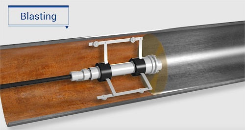 Granallado interior de tubos pequeños Circleblast