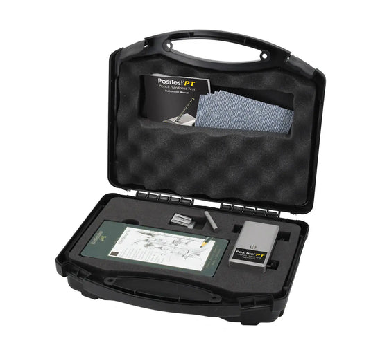 Prueba de dureza del lápiz