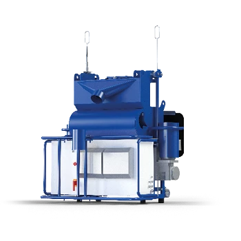 Granalladora vertical de acero 900VMB