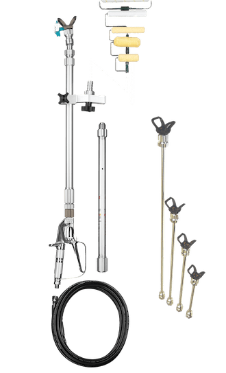 Extensiones y Universal Spray Roller Complete