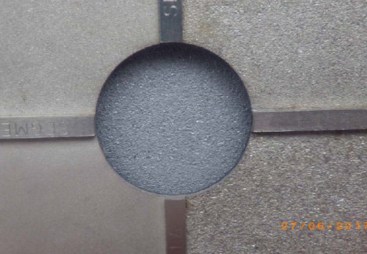 Comparador de rugosidad de granallado