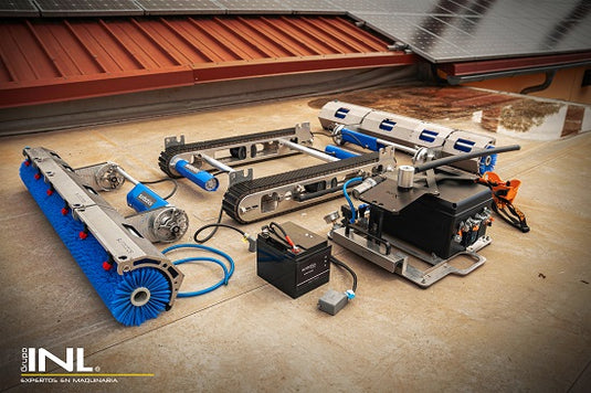 Robot de limpieza de paneles solares